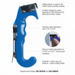 Leader Optec - JIC-4366 Cable Slit & Ring Tool